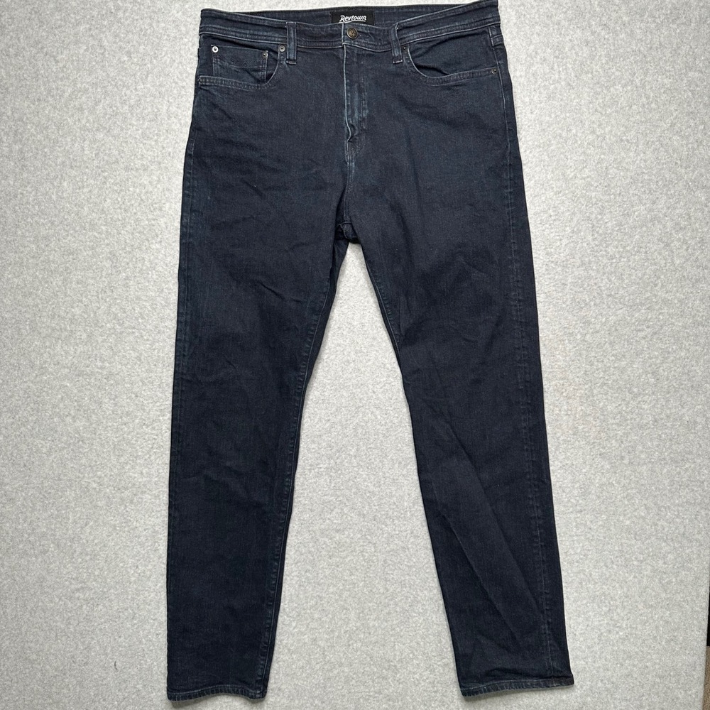 Revtown Decade Denim Automatic Mens Jeans Dark Indigo Blue W38 L34‎ Stretch Slim
